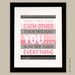 Now We Have Everything 8x10 art print in pinks and greys