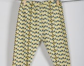 littlefour organic triangle geo print toddler leggings handmade in san francisco 2t 3t 4t