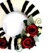 Fabric and Fiber Yarn Door Decoration-The Original Felt Yarn Wreath