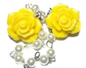 Yellow Rose Sweater Clips