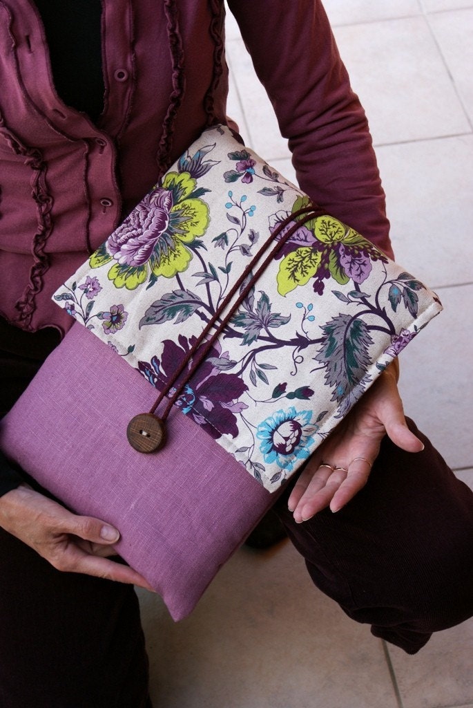 Laptop sleeve Case Cover for 13 inch macbook/ linen