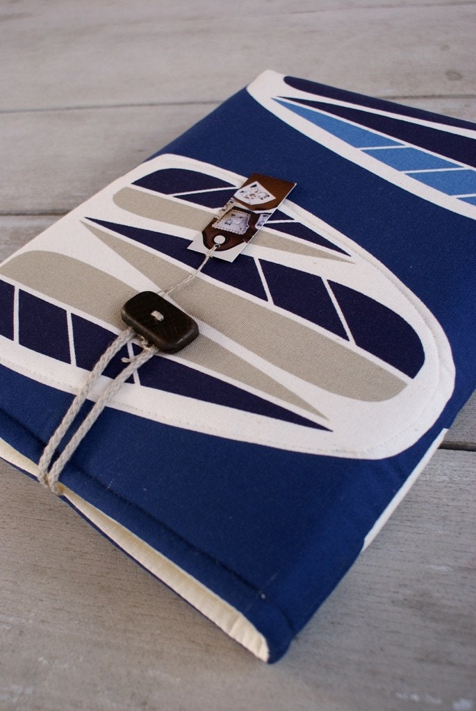 Laptop sleeve case cover for a 13 inch Macbook/ cotton canvas