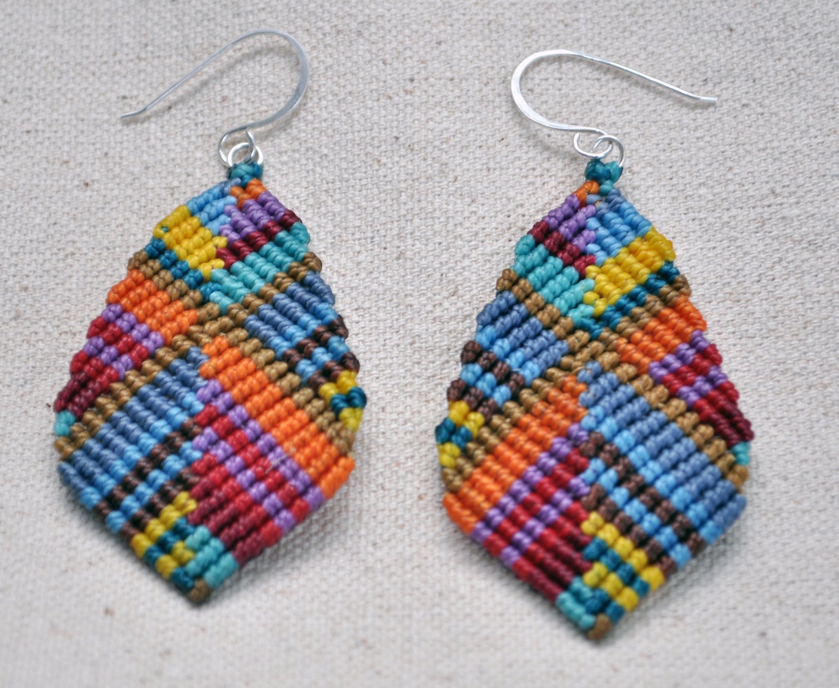 Large Buddha Earrings - multicolor