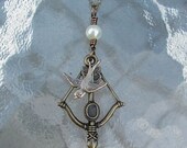 TEN Hunger Games  Inspired Bow Necklace for your HG Party - Free Shipping