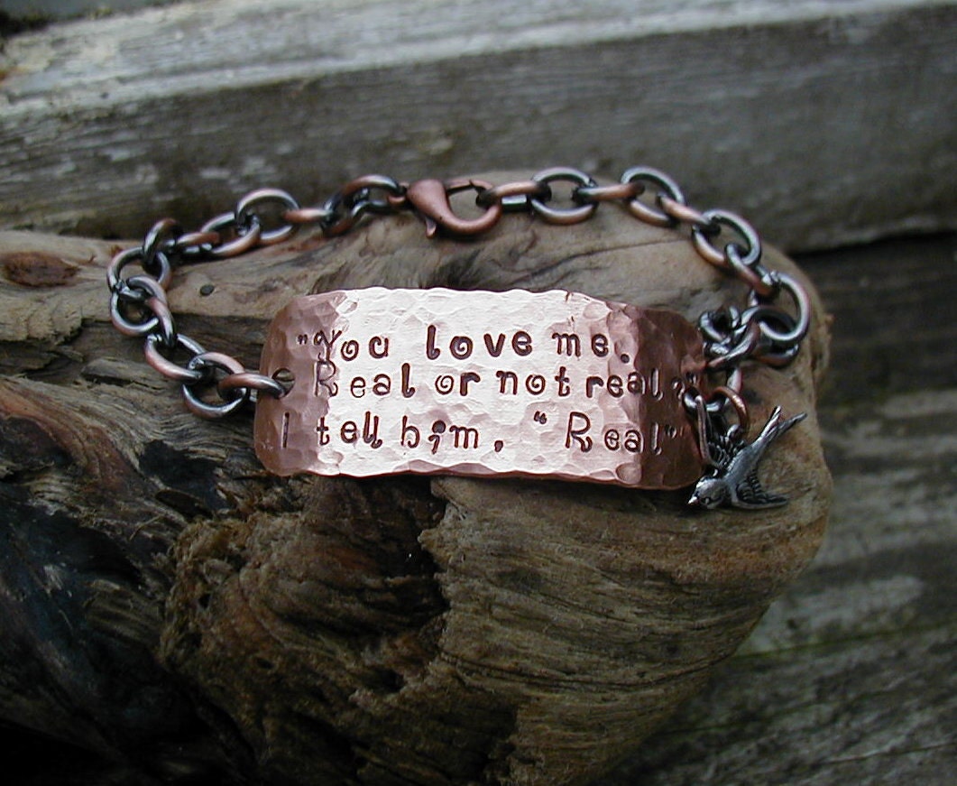Hunger Games Bracelet the Complete Quote - REAL or NOT REAL