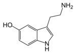 Serotonin Molecule Embroidery Wall Art - 5 inch - In Hoop - Happy