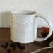 Faux Bois Mug No.2 in Creamy White