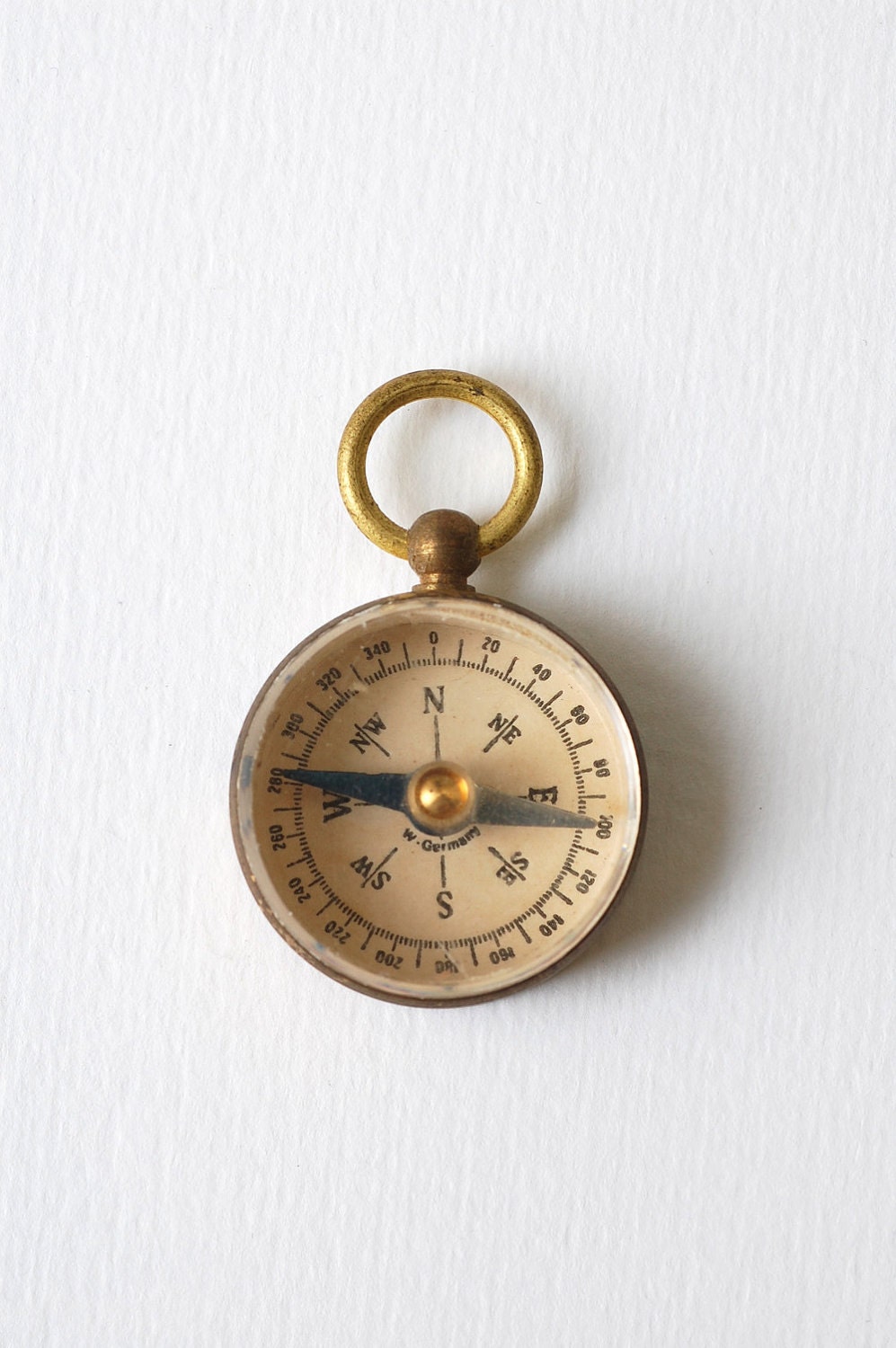 Small Vintage Pocket Compass by BeauPapier on Etsy