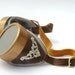 Steampunk Goggles with brown leather