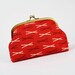 Rounded cosmetic pouch - Outside Oslo Sticks dawn - metal frame clutch bag