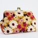 Cosmetic pouch - Flowers summer - metal frame pouch