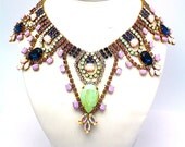 One of a Kind Statement Necklace- Yalta