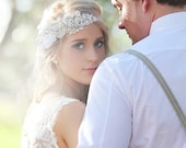 The Classic Crystal, Sequin and Bead Petal Bandeau- Mini