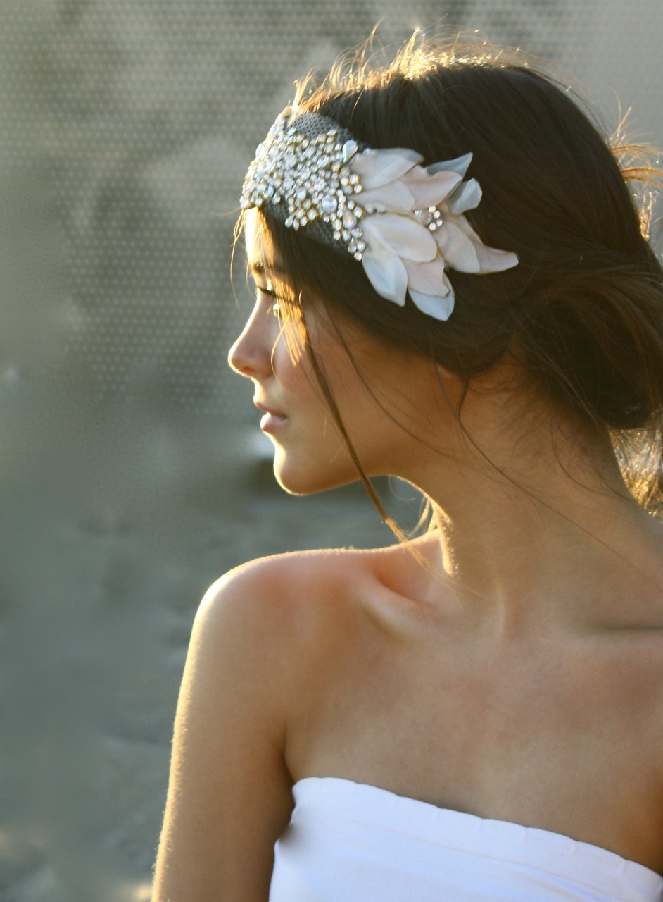 The Classic Crystal and Petal Bandeau- Mini