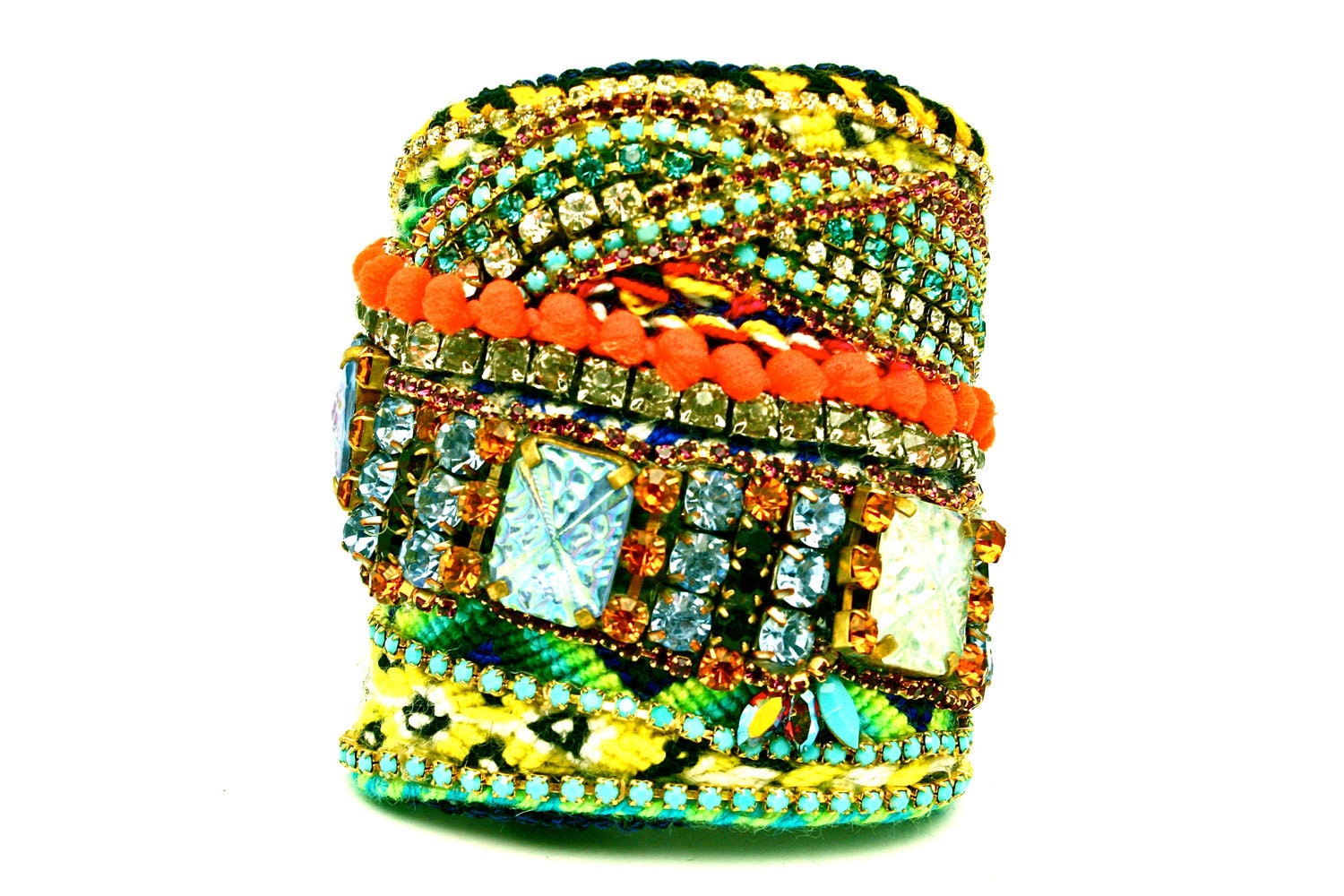 Diamonds Are A Girl's Best Friendship Cuff- Juno (READY TO SHIP)