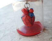 Bottled Heart Anatomy Necklace