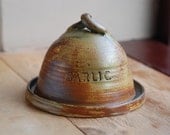 Hand-thrown Ceramic Garlic Roaster