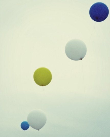 Balloons on the Up and Up - Three 8 x 10 Images