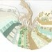 GIFT HANG TAGS - Linen Closet Scallop Die Cut Large Tags (24) Scrapbooking