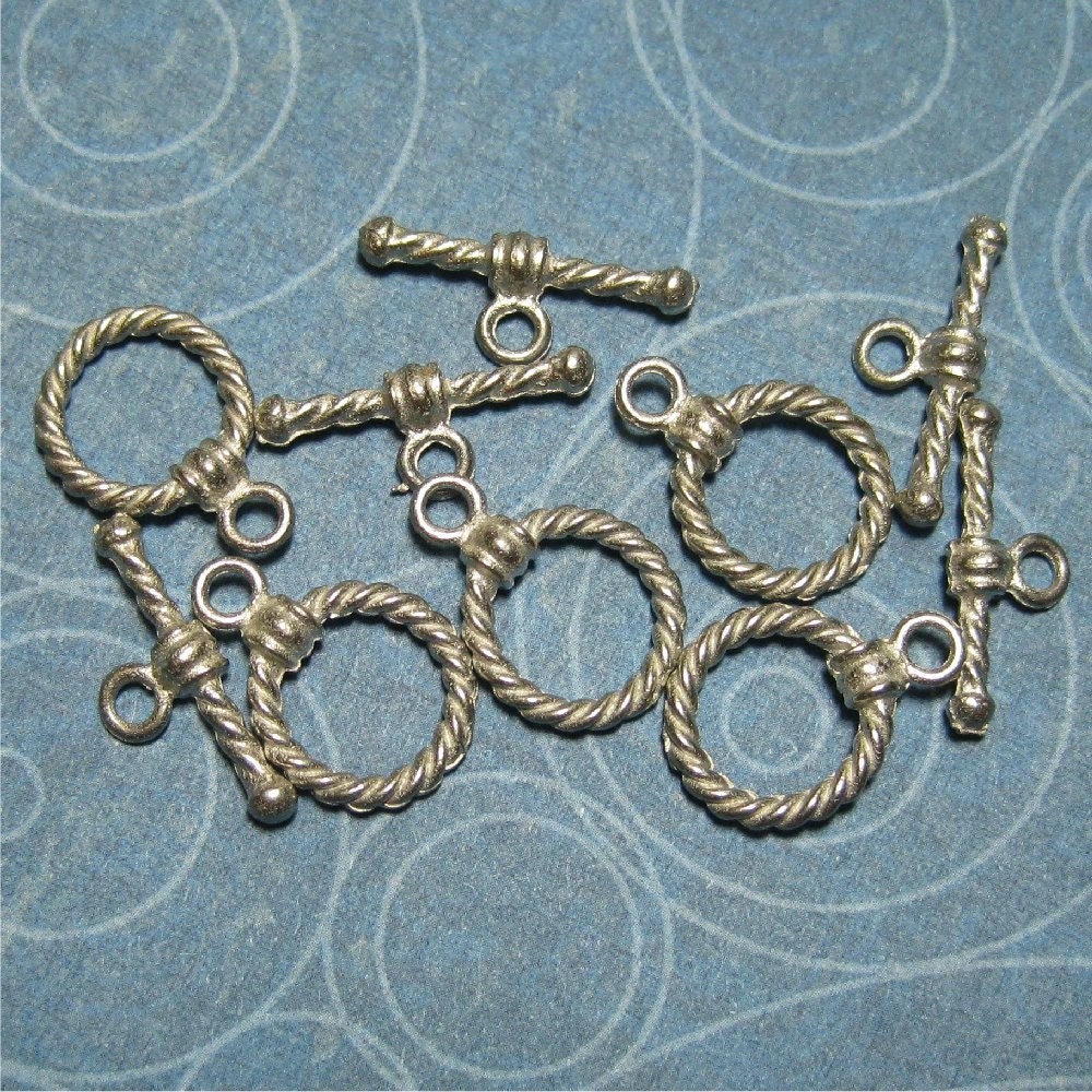 Toggle (fob) clasps - ten