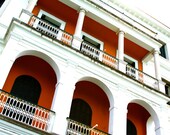 Tangerine Tango Greek Architecture European Life signed print 8x10