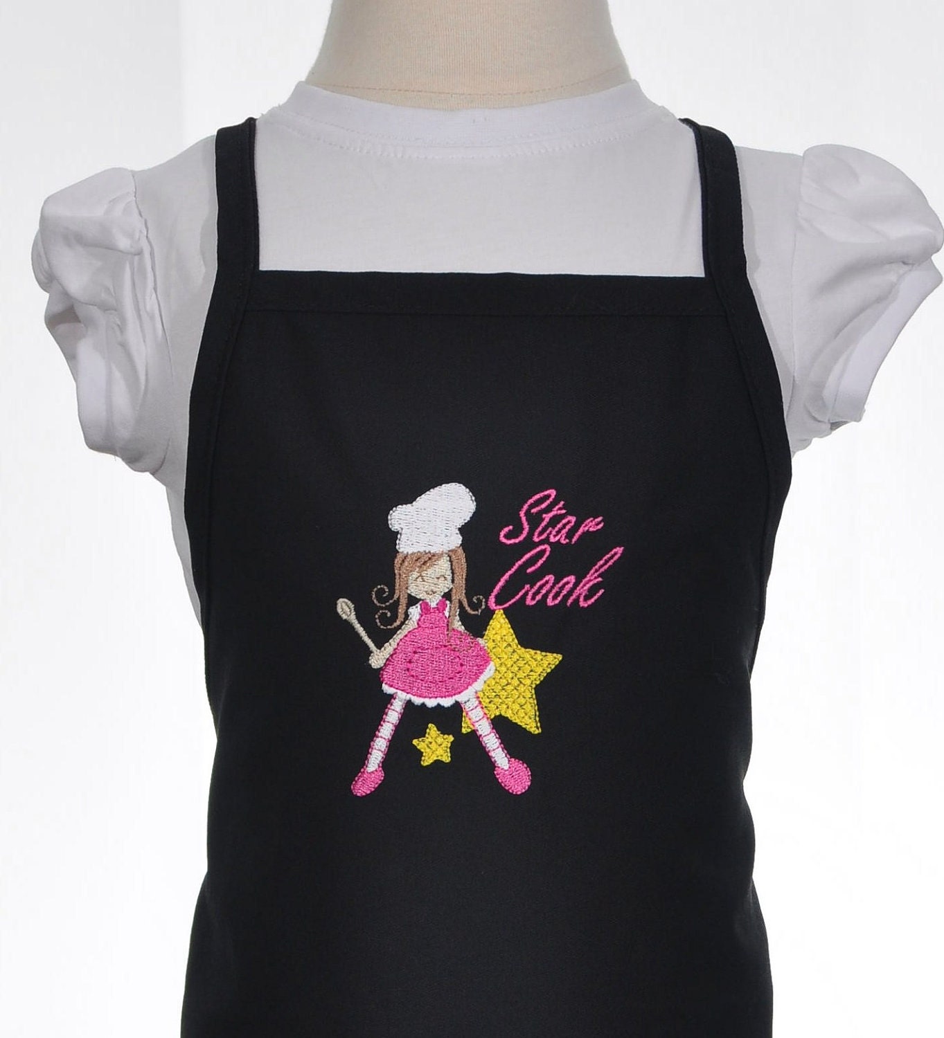 Child's Embroidered Kitchen Apron