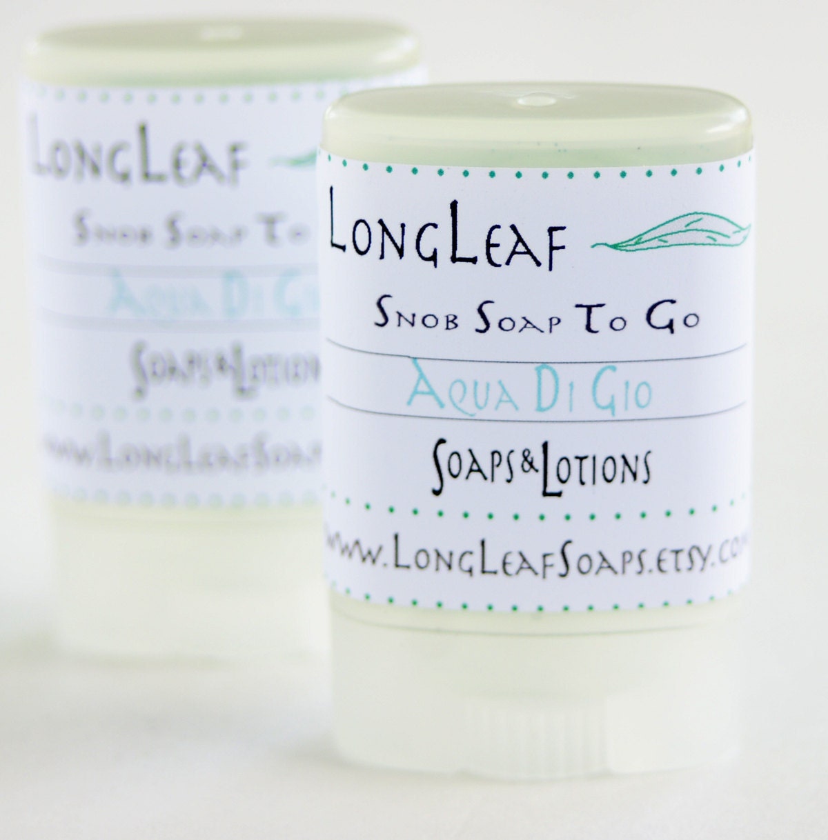 Aqua Di Gio (type) Snob Soap To Go TSA Compliant 1 Handy Twist Up Container