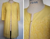 1960s yellow lace jacket