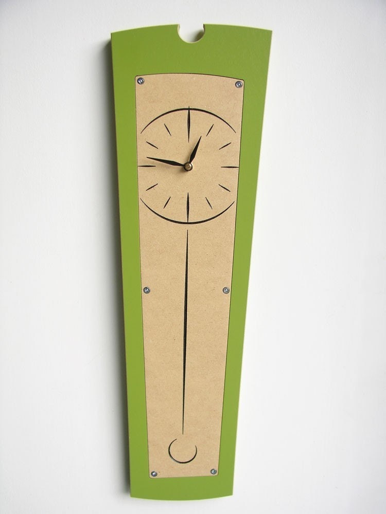 apple green pendolo wall clock