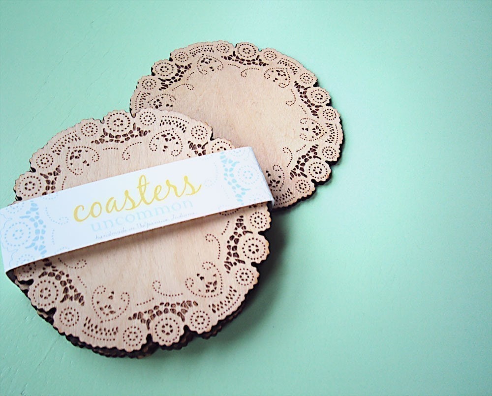 doily coasters