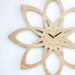 mid century modern inspired sunburst clock