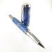 Blue Box Elder Burl Rollerball Pen - Hancrafted Wooden Pen