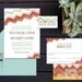 Chevron Custom Wedding Invitation Set (((ETSY EXCLUSIVE)))