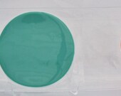 Three Dot Bright Green, Orange and Aqua Glass Slim Tray