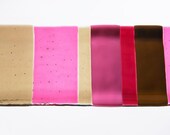 Pink and Brown Glass Slim Tray