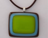 Necklace with Glass Pendant