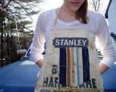 Vintage Utility Apron BEPLAT HARDWARE 15001 ROOSEVELT AVE FLUSHING NY