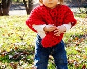 Crocheted Poncho or Shawl for Toddlers.