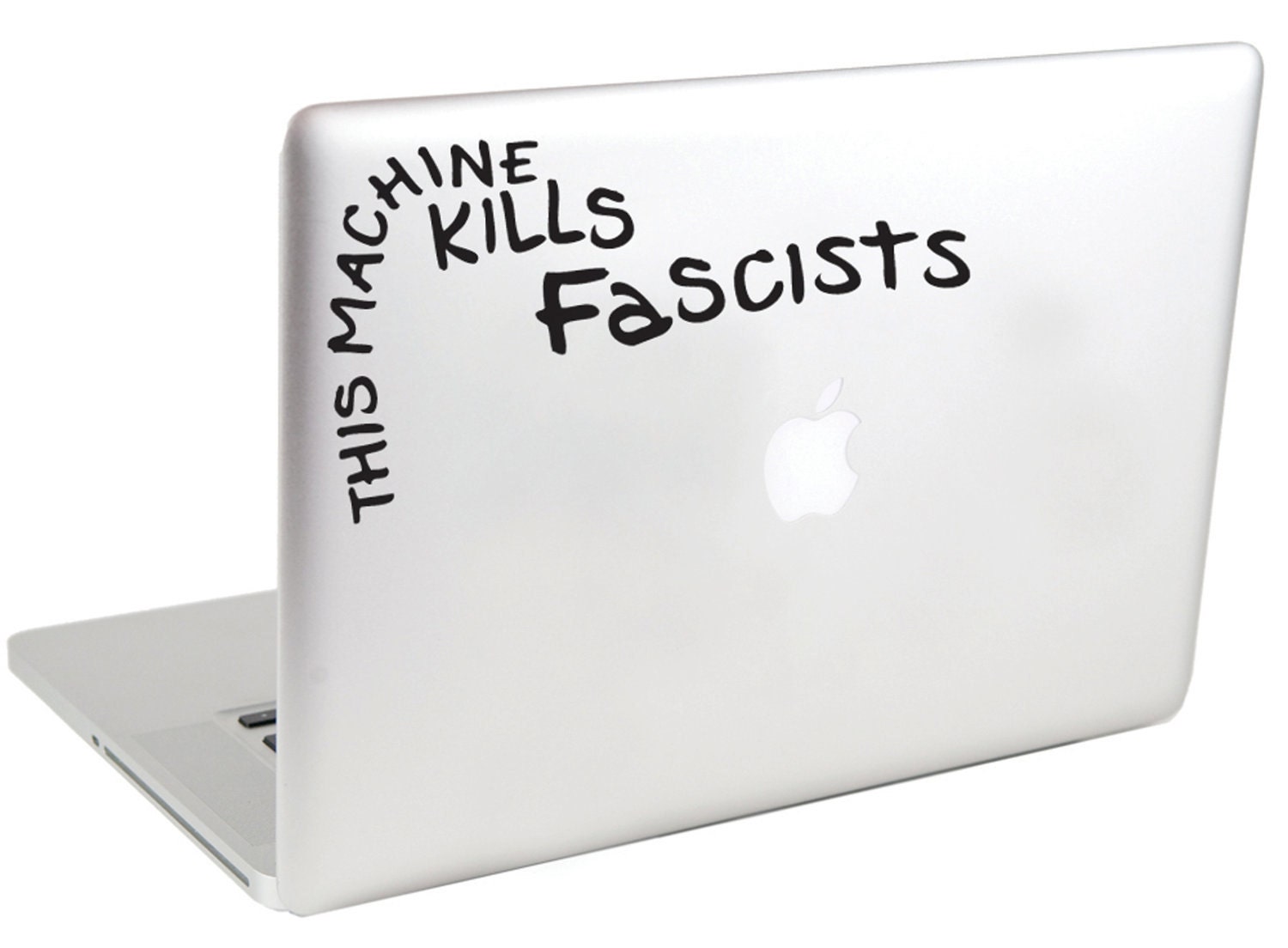 This Machine Kills Fascists MacBook Decal by Suzie Automatic