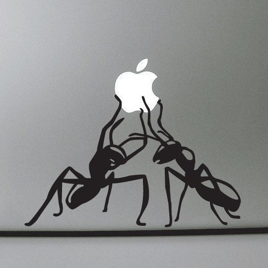 Carried Away by Ants MacBook Decal by Suzie Automatic