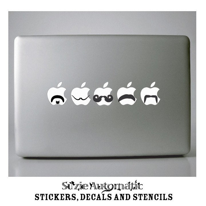 HAITI FUNDRAISER Moustache Decals Set 2