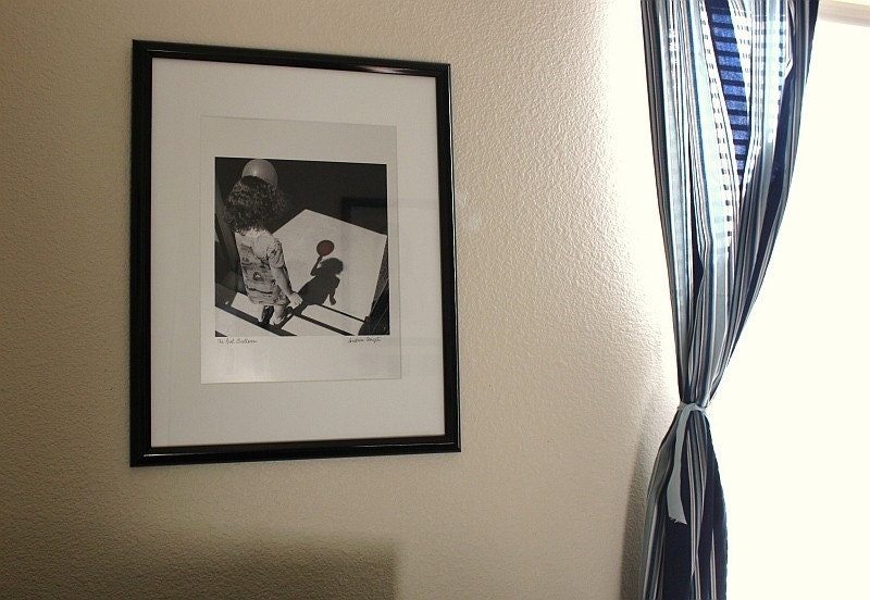 The Red Balloon. Matted fine art photograph