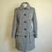 Vintage Tweed Winter Coat Jacket by Penguin Fashions in Black \/ White