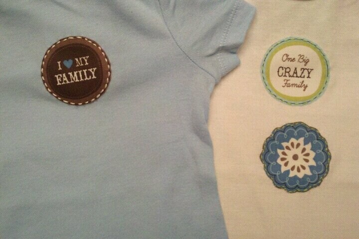 I Love My Family and One Big Crazy Family Onesie
