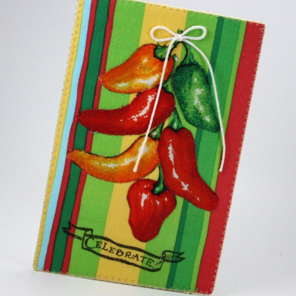 Cinco de Mayo  Quilted Fabric Postcard
