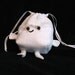 Adipose Dice Bag / wristlet purse drawstring pouch -happy white monster- DnD Magic cards for Doctor Who fans- The Fat Just Walks Away