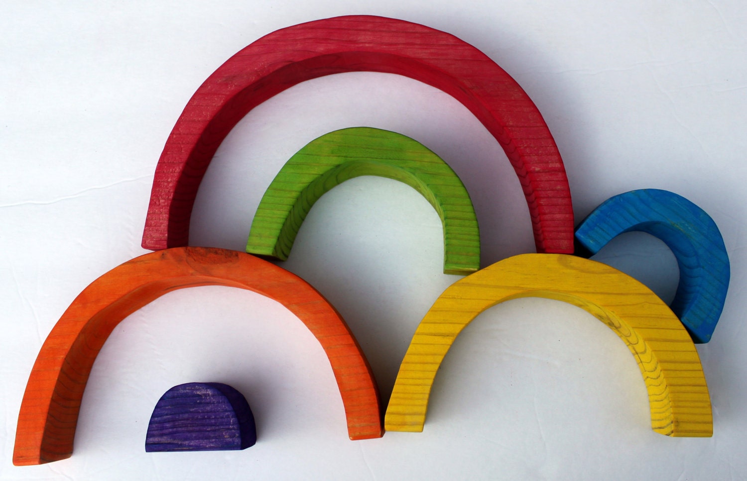 Wooden Rainbow Stacker