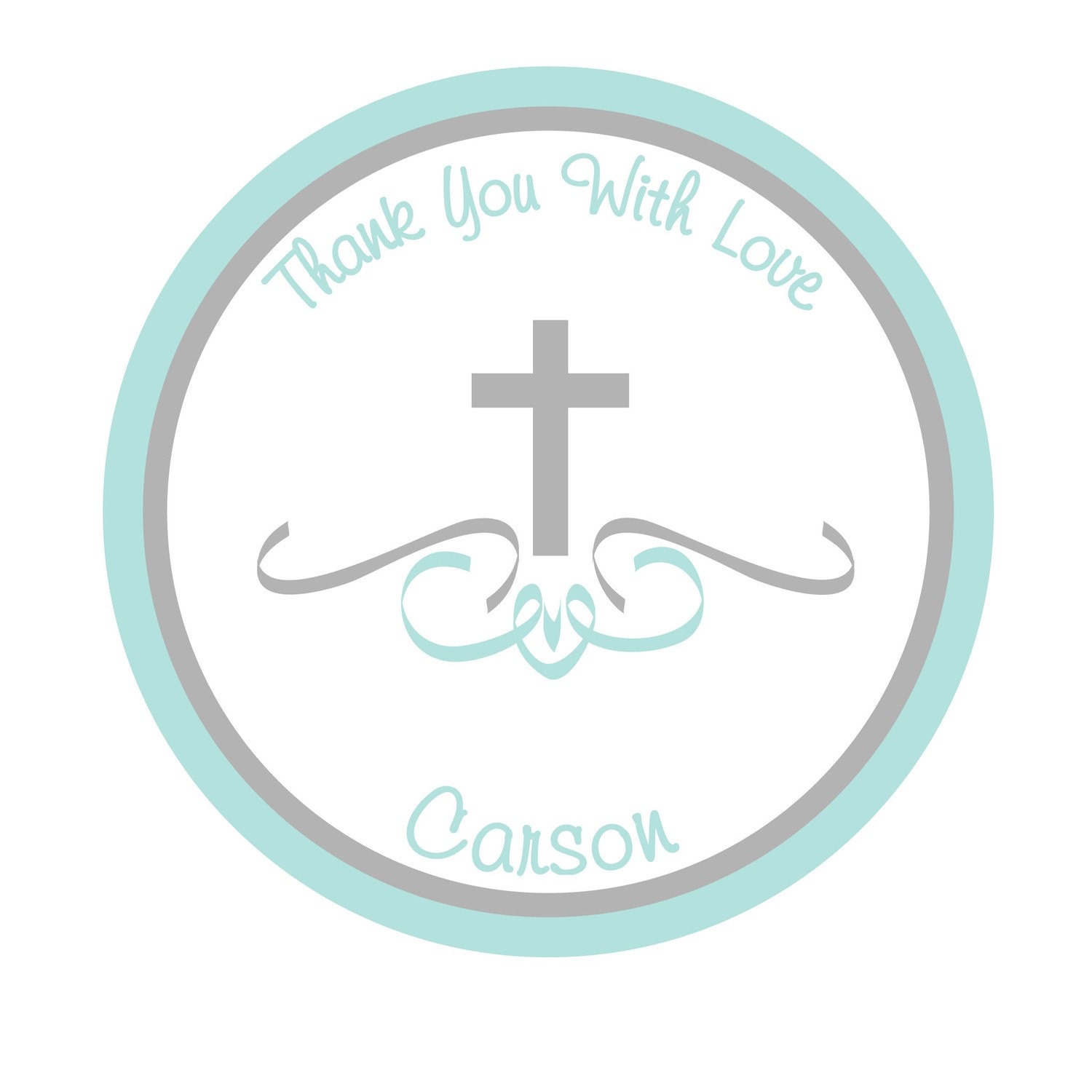 Personalized Stickers, Christening, Cross, Birthday,Children, Kids, Favor stickers, Labels,Personalized Sticker Labels Set of 40 Il_170x135