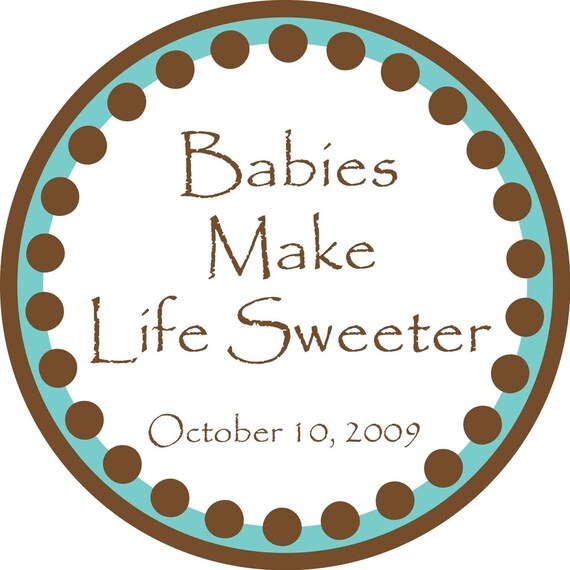 Personalized Stickers, Polka dots, Birthday,Children, Kids,Party, Favor stickers,Personalized Stickers Set of 24 Il_570xn