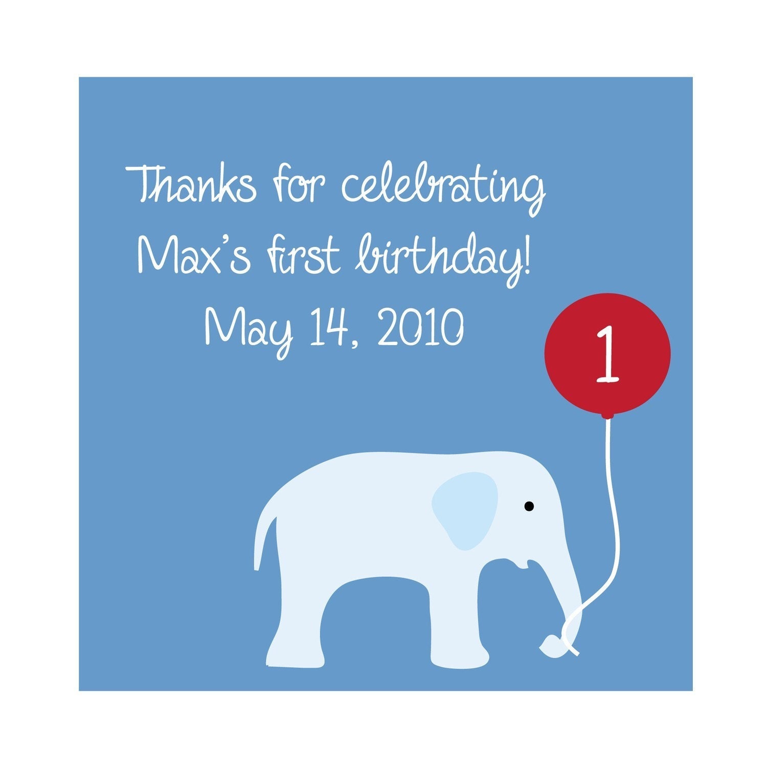 Personalized Elephant Stickers Il_570xn
